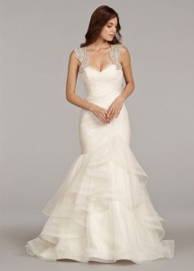 hayley-paige-bridal-english-net-fit-flare-ruched-horsehair-trim-flounced-alabaster-crystal-keyhole-chapel-6411_zm