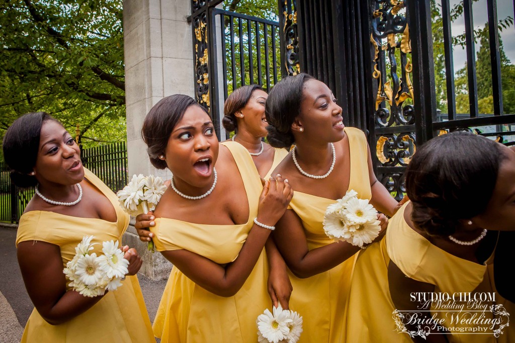 yellow bridesmaid dresses bridge gap wedding photography